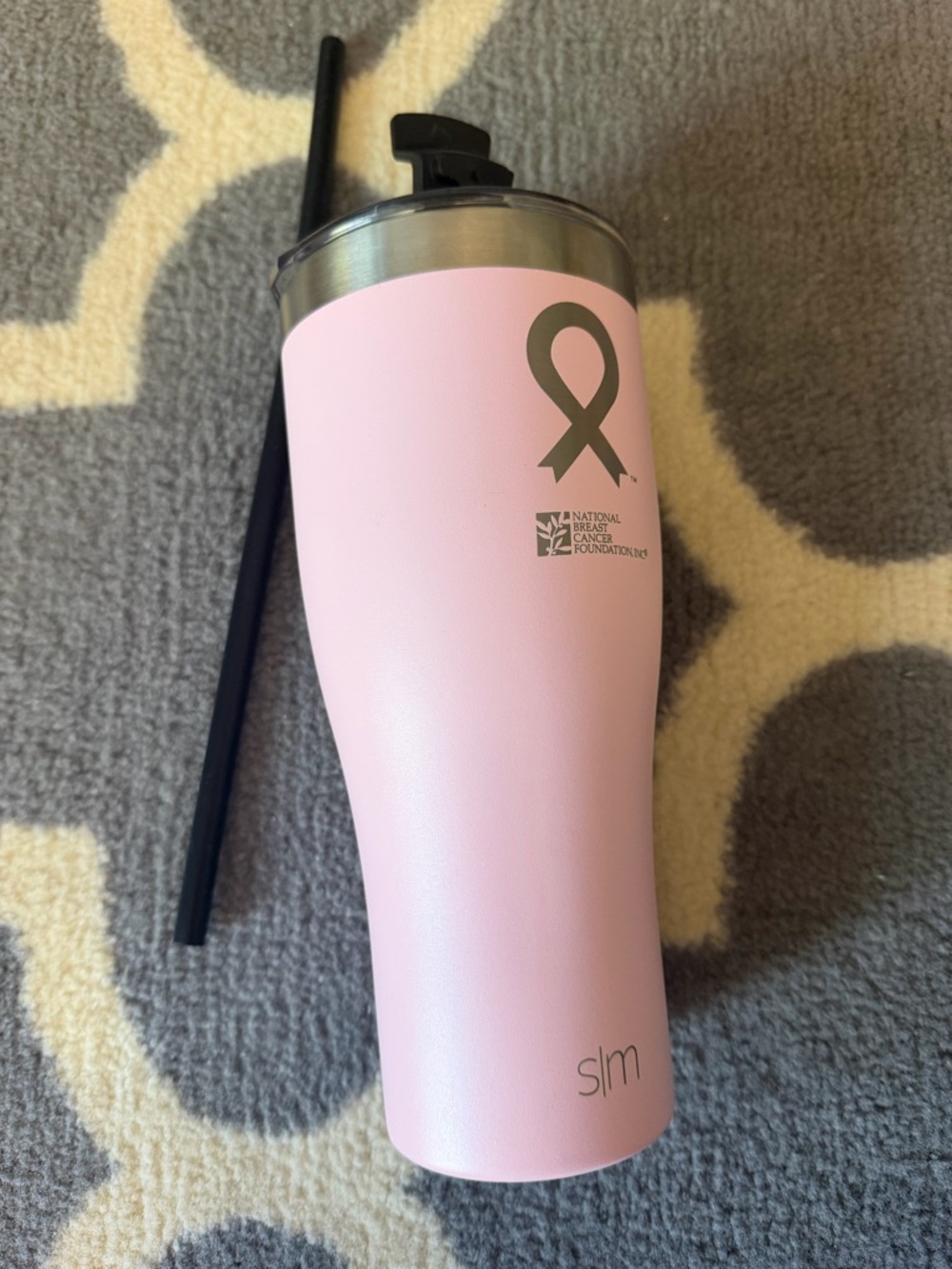 Simple Modern Pink Stainless Travel Tumbler - National Breast Cancer Foundation